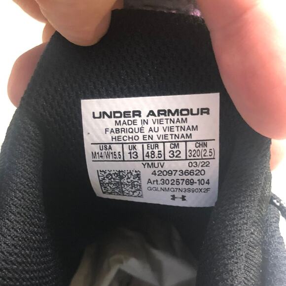 NIB RARE Under Armour Curry Flow 9 PE MM March Madness UNRELEASED Men's Size 14 - Picture 9 of 12